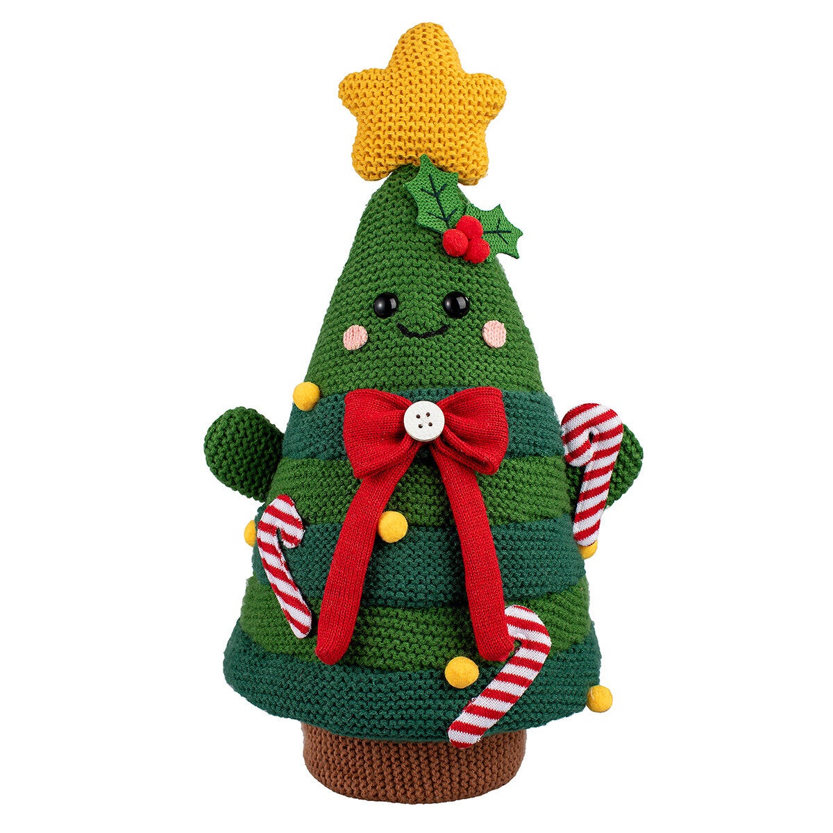 16 inch Christmas Knit Characters Assortment- Set Of 2 16 inch Christmas Knit Characters Assortment- Set Of 2