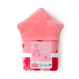 Caro Home Kids Bath & Beach Pink Strawberry Hooded Towel