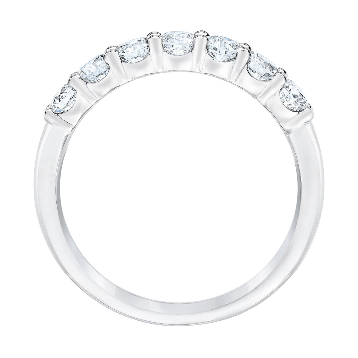 .80ctw Platinum 7 Stone Band
