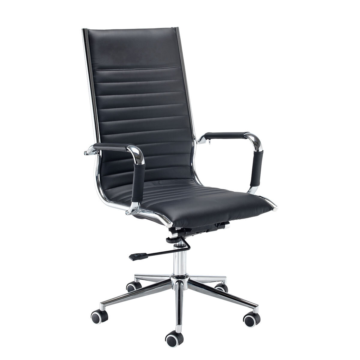 Dams Bari Faced Leather Executive Chair in Black Costco UK