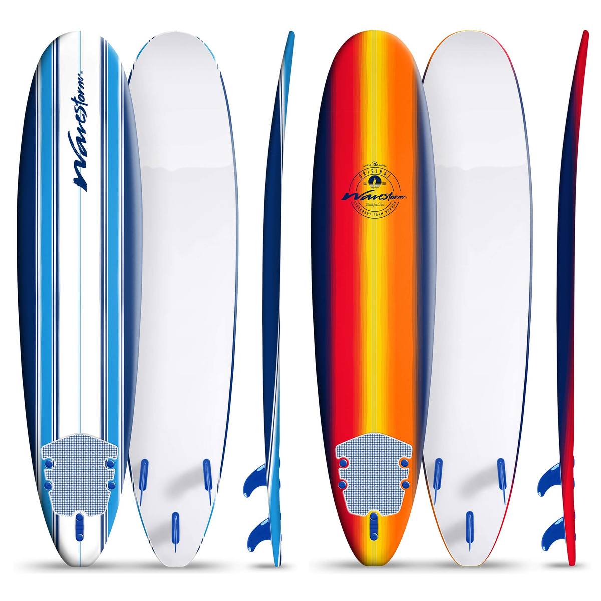 Wavestorm™ 8ft Classic Surfboard in 2 Colours