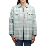 Jachs Women's Wool Blend Shacket in Mint