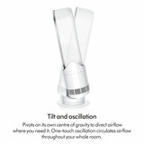 Lifestyle image of Dyson AM15 can tilt and oscillate