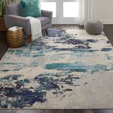 Noursion Celestial Ivory Blue Rug