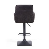 Orion Light Grey Fabric Bar Stool 2 pack