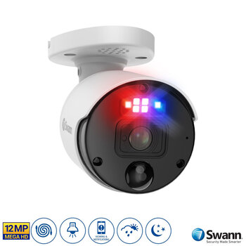 Swann Enforcer™ 12MP Heat & Motion Sensing Add-On Bullet Camera, SWNHD-1200BE-EU