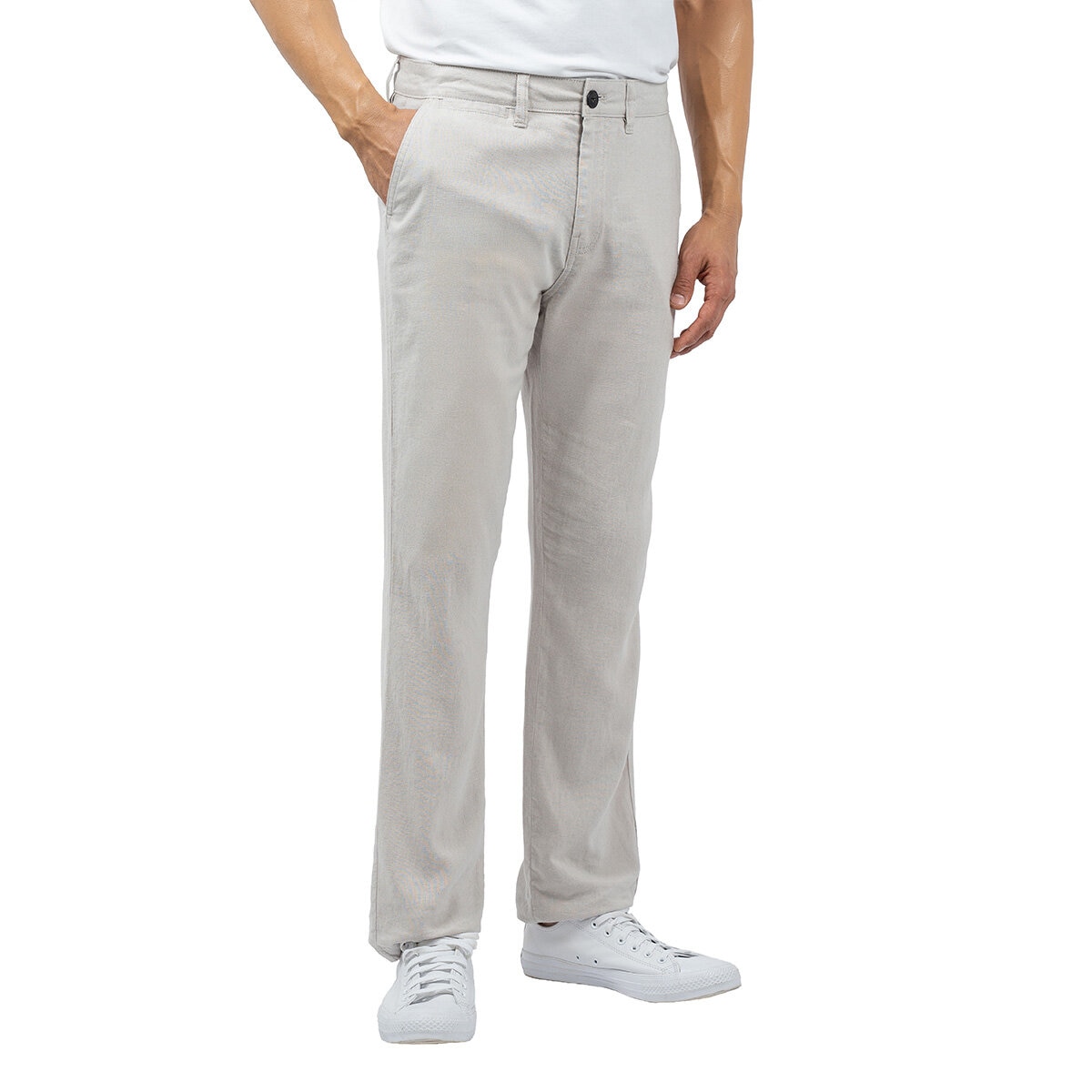 Jachs Men's Linen Chino Pant