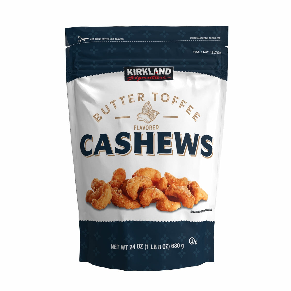 Kirkland Signature Butter Toffee Cashews, 680g Kirkland Signature Butter Toffee Cashews, 680g