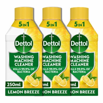 Dettol Washing Machine Cleaner Citrus, 3 x 250ml Dettol Washing Machine Cleaner Citrus, 3 x 250ml