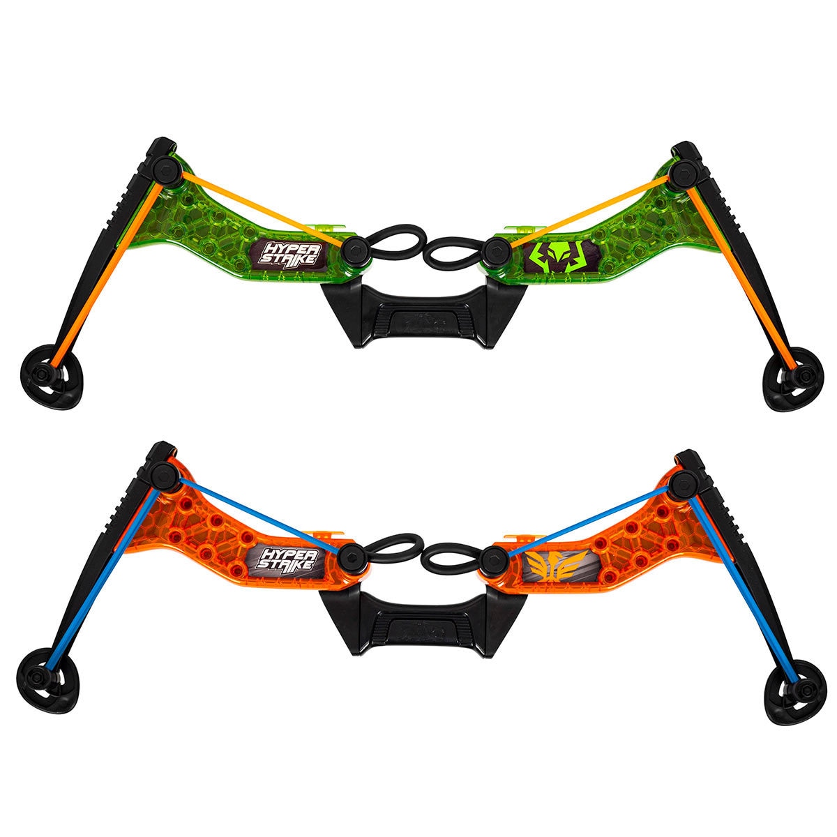 Hyper Strike Bow With 6 Whistle Arrows Assorted in Green and Orange (14+ Years)