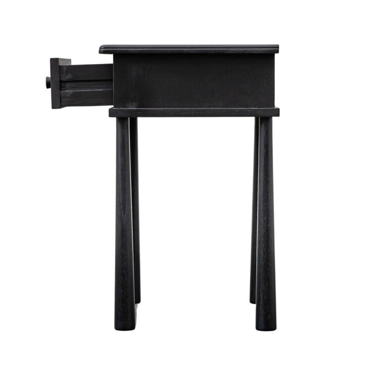 Gallery Wycombe Black Oak Nightstand