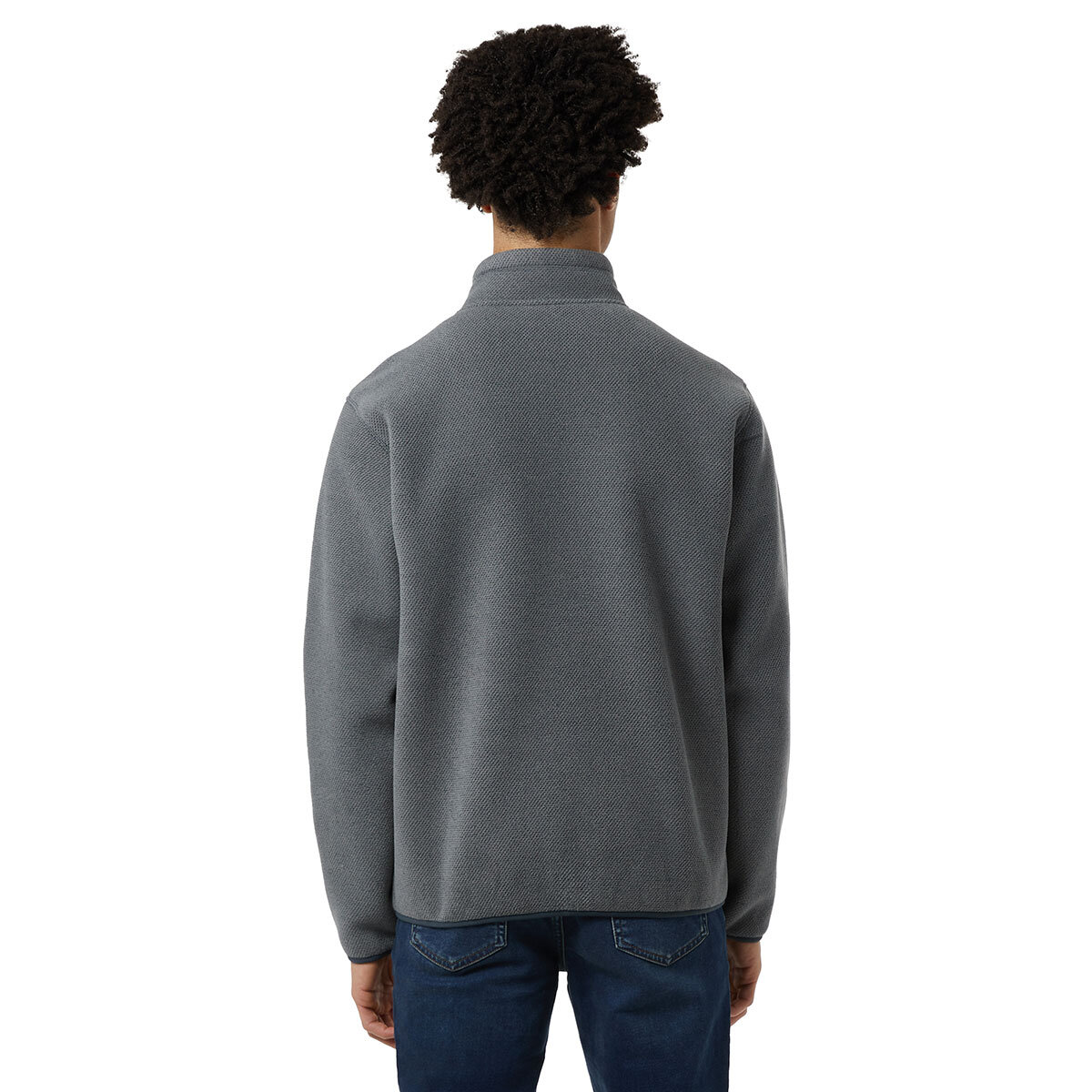32 Degrees Men's Weekend Sherpa Fleece in Grey