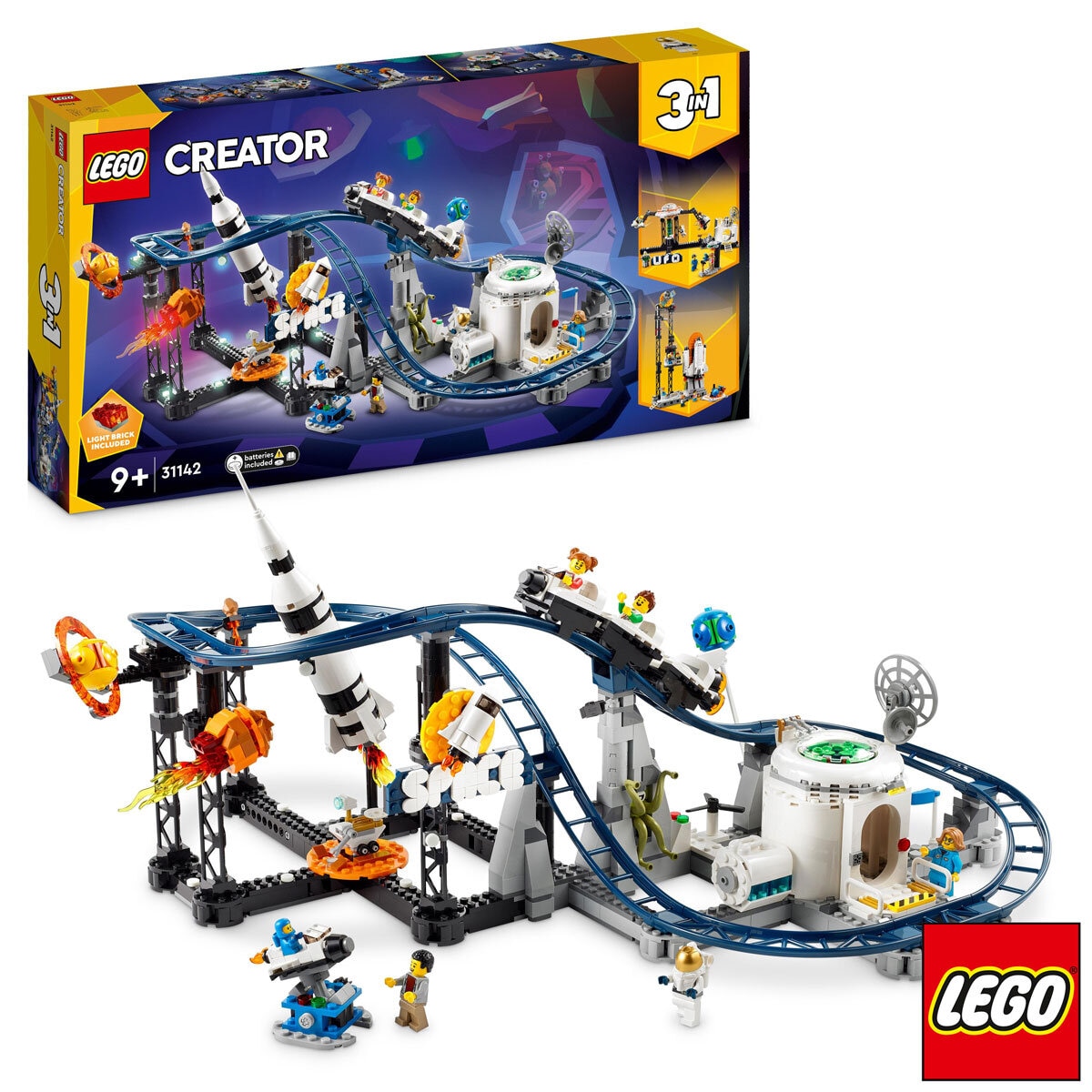 Buy LEGO Creator Space Roller Coaster Box & Item Image at Costco.co.uk