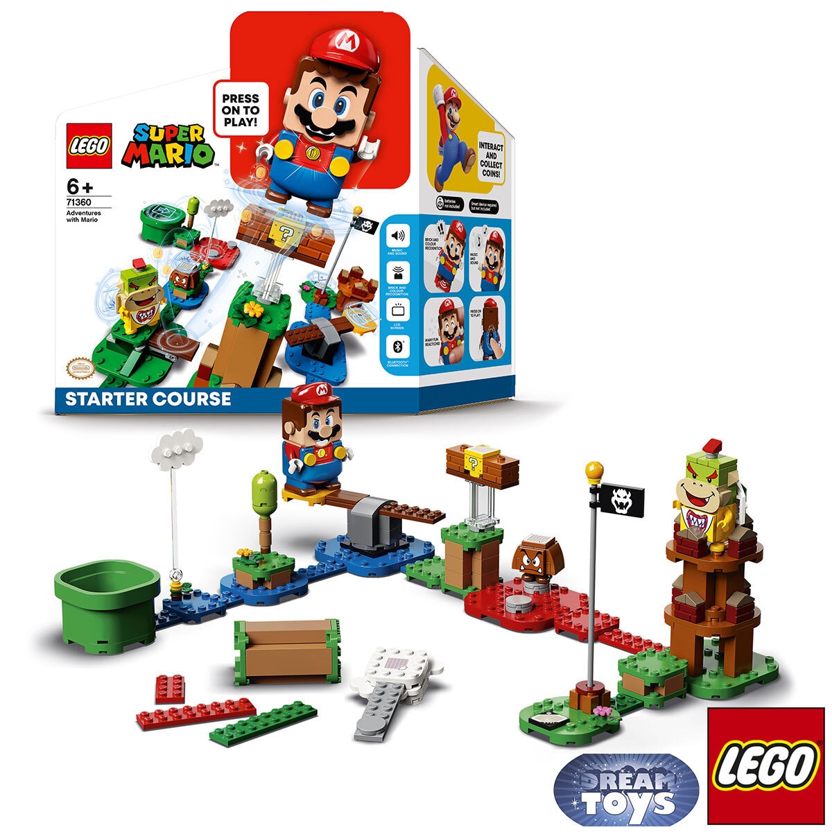 LEGO Super Mario Adventures With Mario Starter Course - Model 71360 (6+ Years)