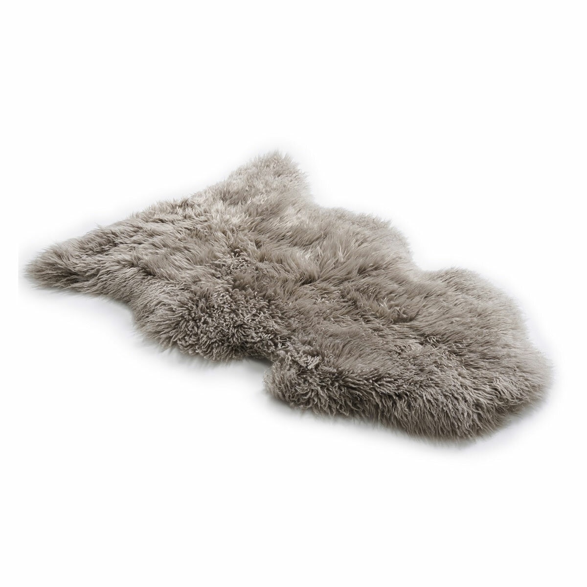 Bowron Back Country Sheepskin Rug in Beige, 60 x 90 cm