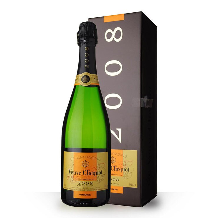 Veuve Clicquot Brut Champagne 2008, 6 x 75cl With Gift Boxes Costco UK