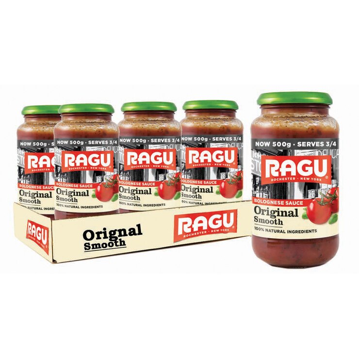 Ragu Original Smooth Sauce, 6 x 500g Costco UK