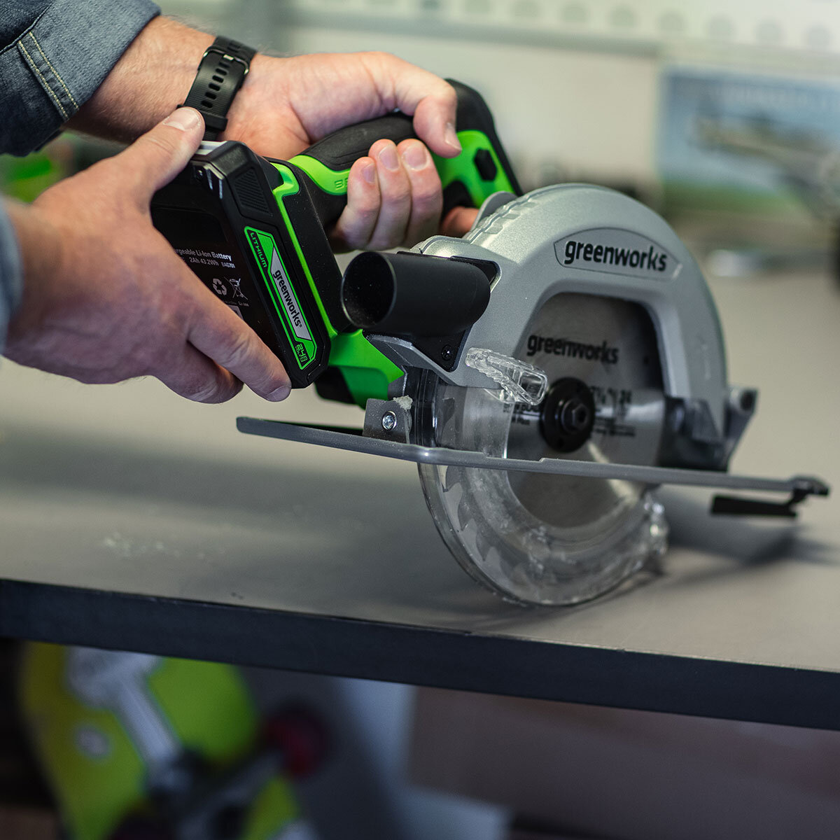 Greenworks 24V Circular Saw (Tool only) - Model GWGD24CS