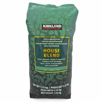 Kirkland Signature Whole Bean Coffee House Blend, 1.13kg