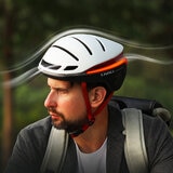 image for livall helmet in snow white