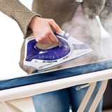 image of cordless iron in action