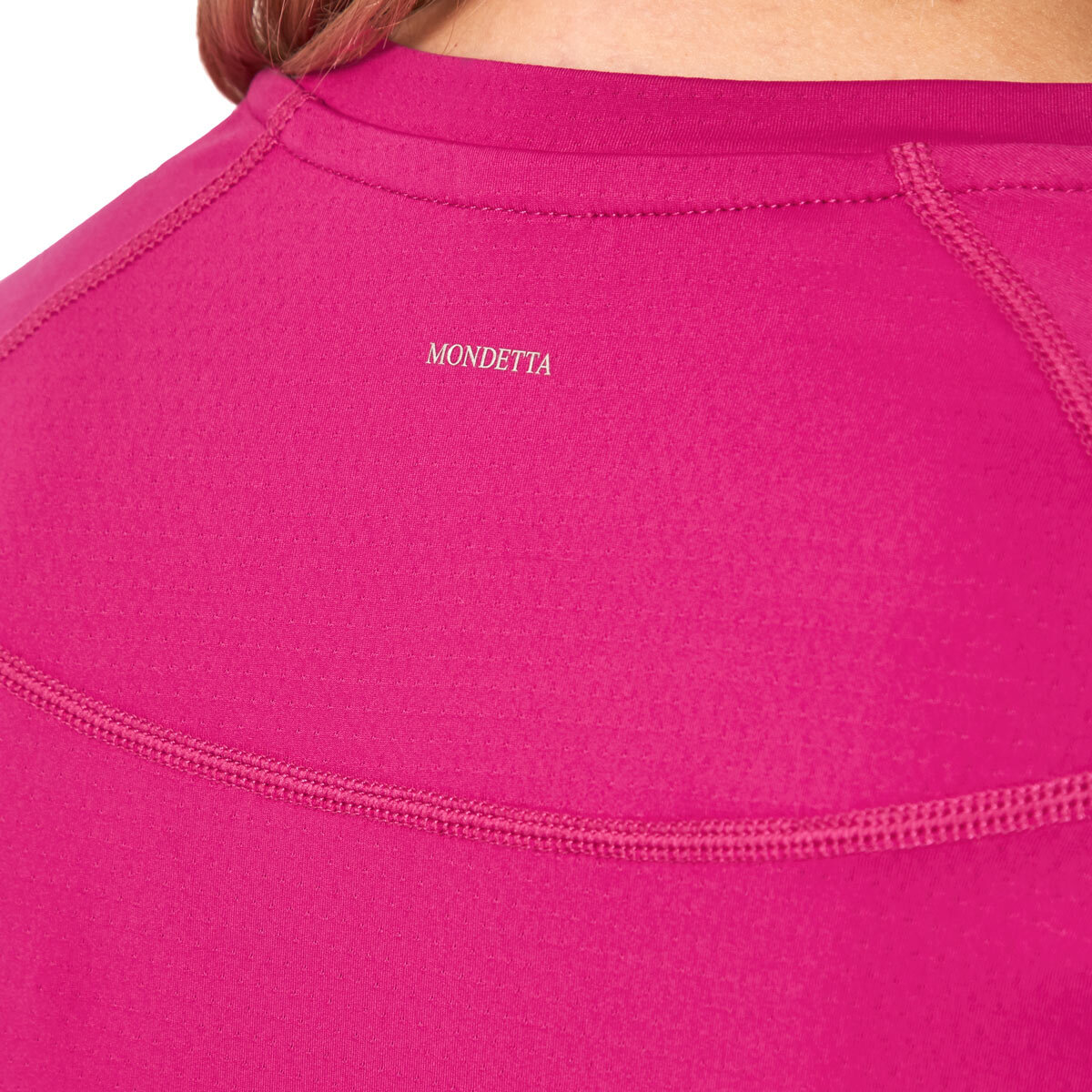 Mondetta Ladies Raglan Active Tee in Pink