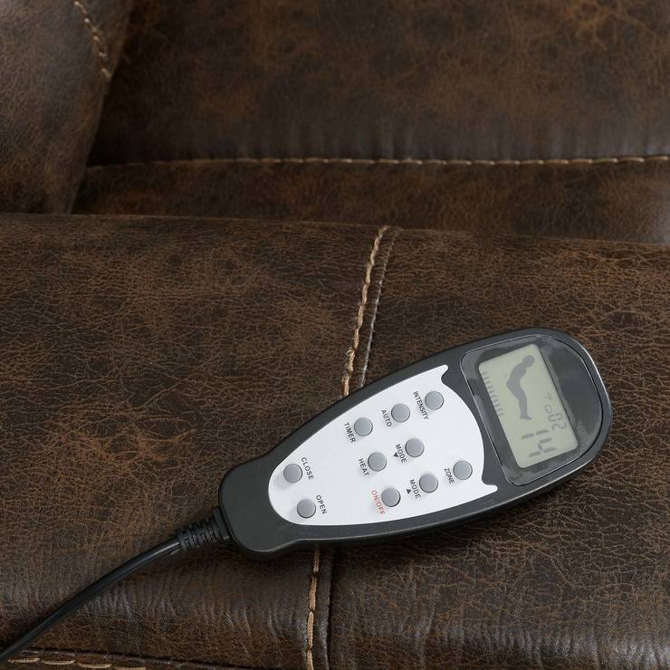 Fabric Power Recliner with Built in Heat and Massage | Costco UK