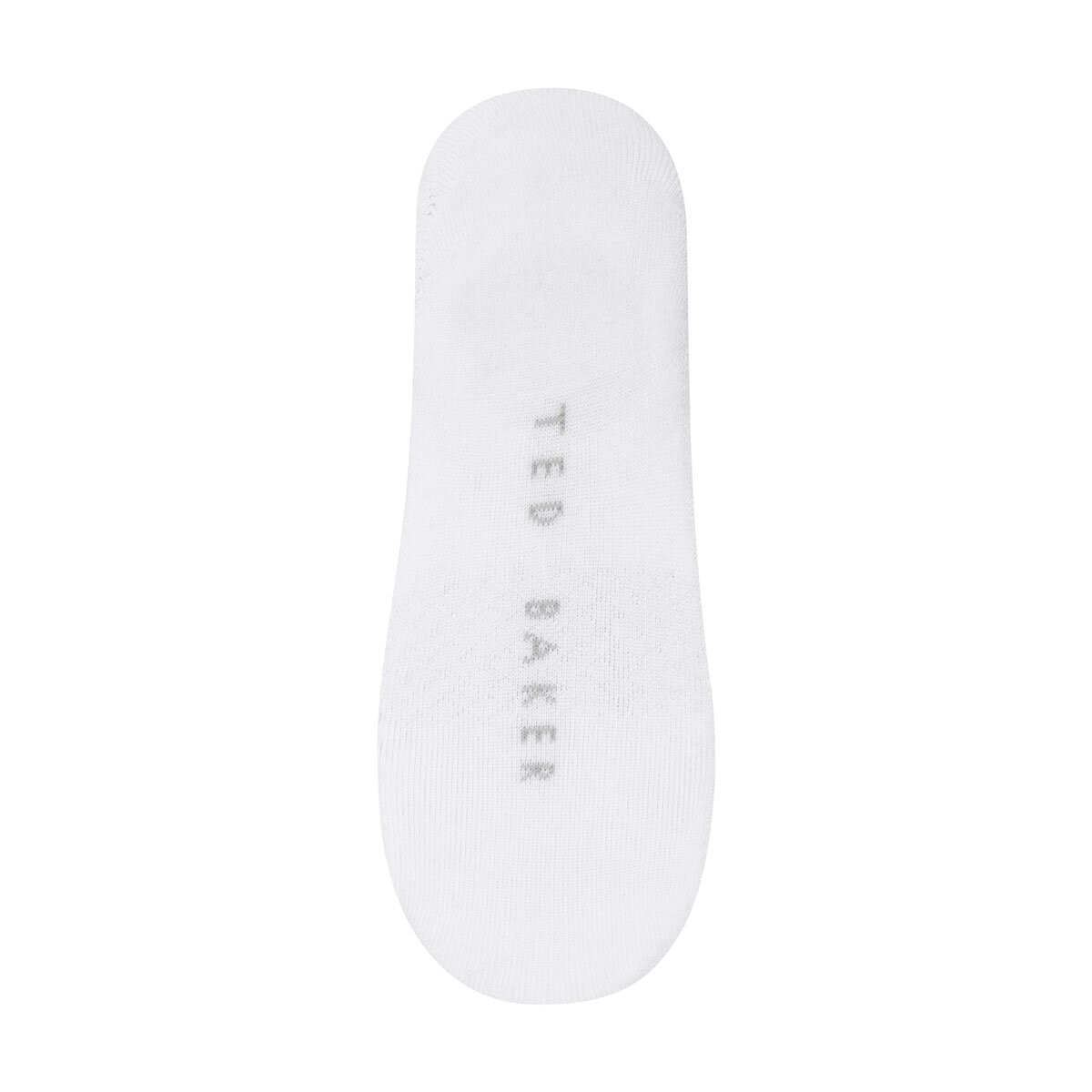 Ted Baker Men's Liner Sock, 8 Pack in White