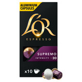 L'OR Supremo Nespresso Compatible Aluminium Coffee Capsules, 100 Servings