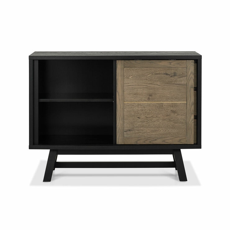 Bentley Designs Camden Weathered Oak & Peppercorn Narrow Sideboard Bentley Designs Camden Weathered Oak & Peppercorn Narrow Sideboard