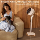 Aircraft Air Lume Pedestal Fan Powerful Airflow, Ultra-Quiet Performance - Advanced brushless DC motor