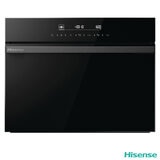 Hisense Hi6 BlackLine BIM45342ADBGUK Built-In Electric Single Oven with Microwave, in Black