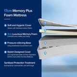 Dormeo Memory Plus Rolled Mattress in 4 Sizes