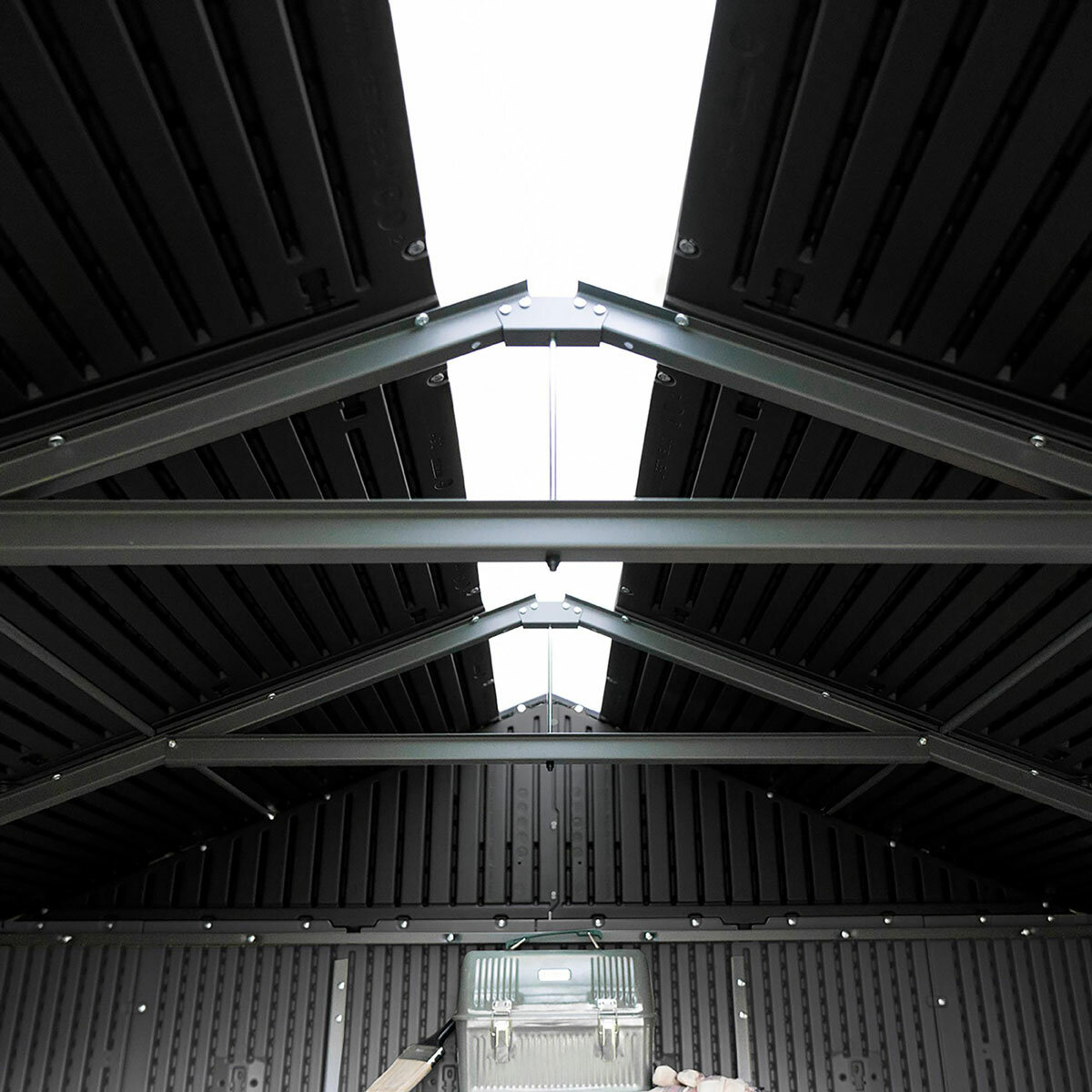 Lifetime 7ft x 7ft (2.1 x 2.1m) Outdoor Storage Shed - Model 60527 Lifetime 7ft x 7ft (2.1 x 2.1m) Outdoor Storage Shed - Model 60527