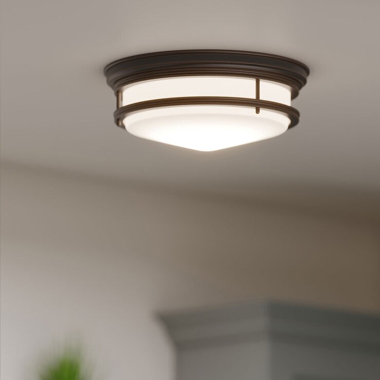 Hadley 3 Light Flush - Oil Rubbed Bronze Hadley 3 Light Flush - Oil Rubbed Bronze