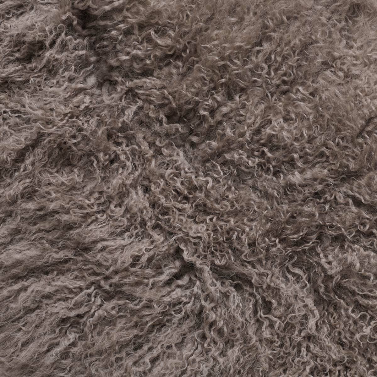 Bowron Tibetan Sheepskin Rug in Mushroom, 60 x 90 cm Bowron Tibetan Sheepskin Rug in Mushroom, 60 x 90 cm