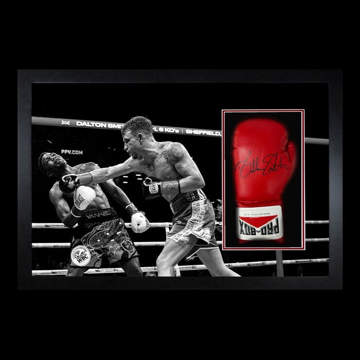 Dalton Smith Signed Boxing Glove Frame - Punch Dalton Smith Signed Boxing Glove Frame - Punch