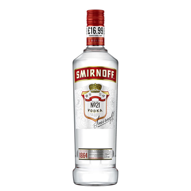 Smirnoff PMP £16.99, 70cl