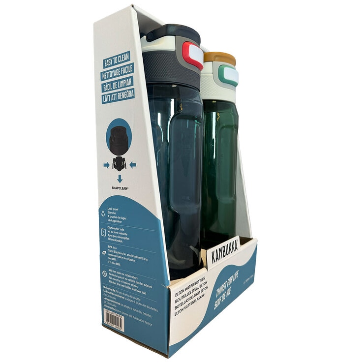 Kambukka Tritan 1L 2 Pack GREEN