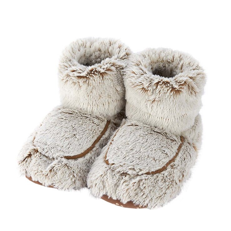 Warmies Fully Heatable Wellness Slipper Boot in Beige Warmies Fully Heatable Wellness Slipper Boot in Beige