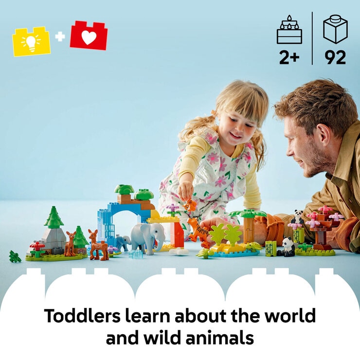 LEGO DUPLO Town 3 in 1 Wild Animal Families - Model 10446 (2+ Years)