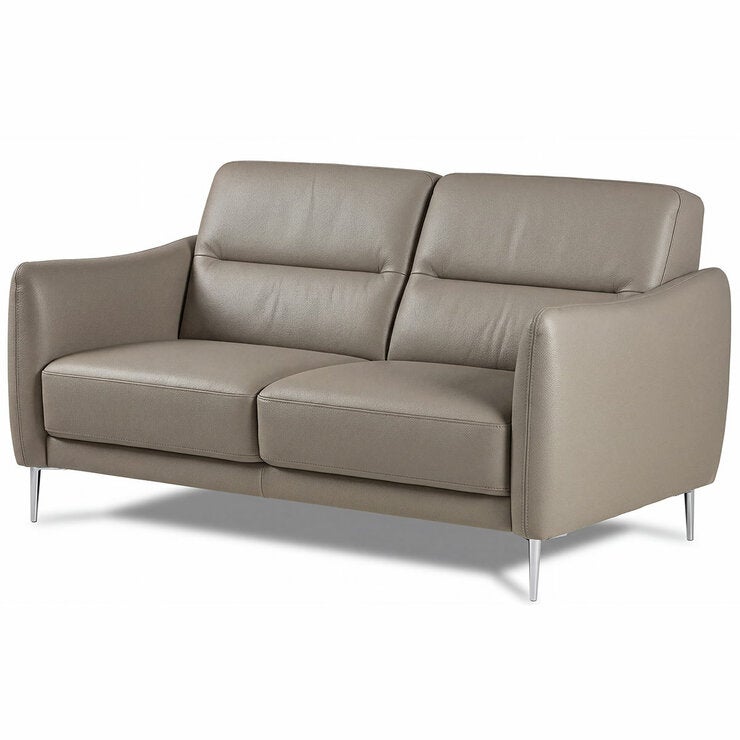 Nicoletti Jupiter Grey Leather 2 Seater Sofa Nicoletti Jupiter Grey Leather 2 Seater Sofa