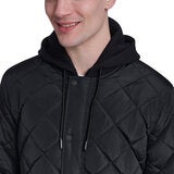 Converse Men's Hooded Bomber Jacket Converse Men's Hooded Bomber Jacket
