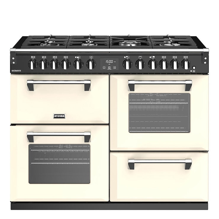Stoves Richmond S1000DF, Dual Fuel Range Cooker A Rating in 2 Colours