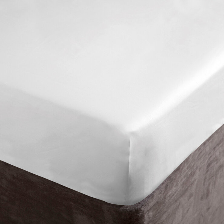 Belledorm Pure Egyptian Cotton Sateen 1000 Thread Count Bedding Bundle in 4 sizes, White