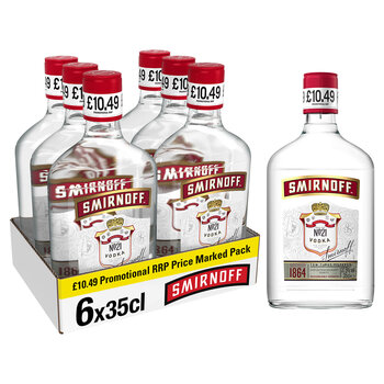 Smirnoff™ Vodka Red Label £10.49 PMP, 6 x 35cl