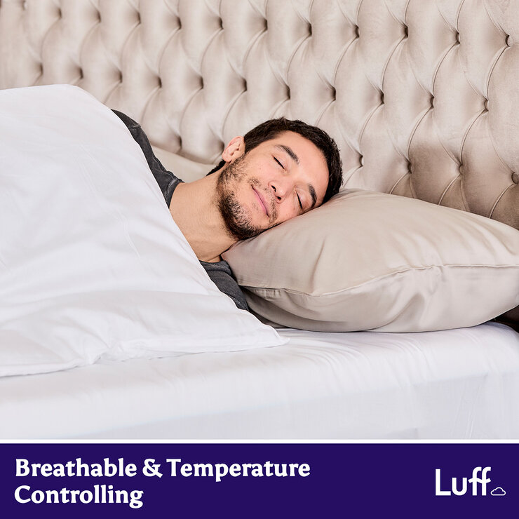 Light Grey Silverlining Pillowcases Temprrature Control