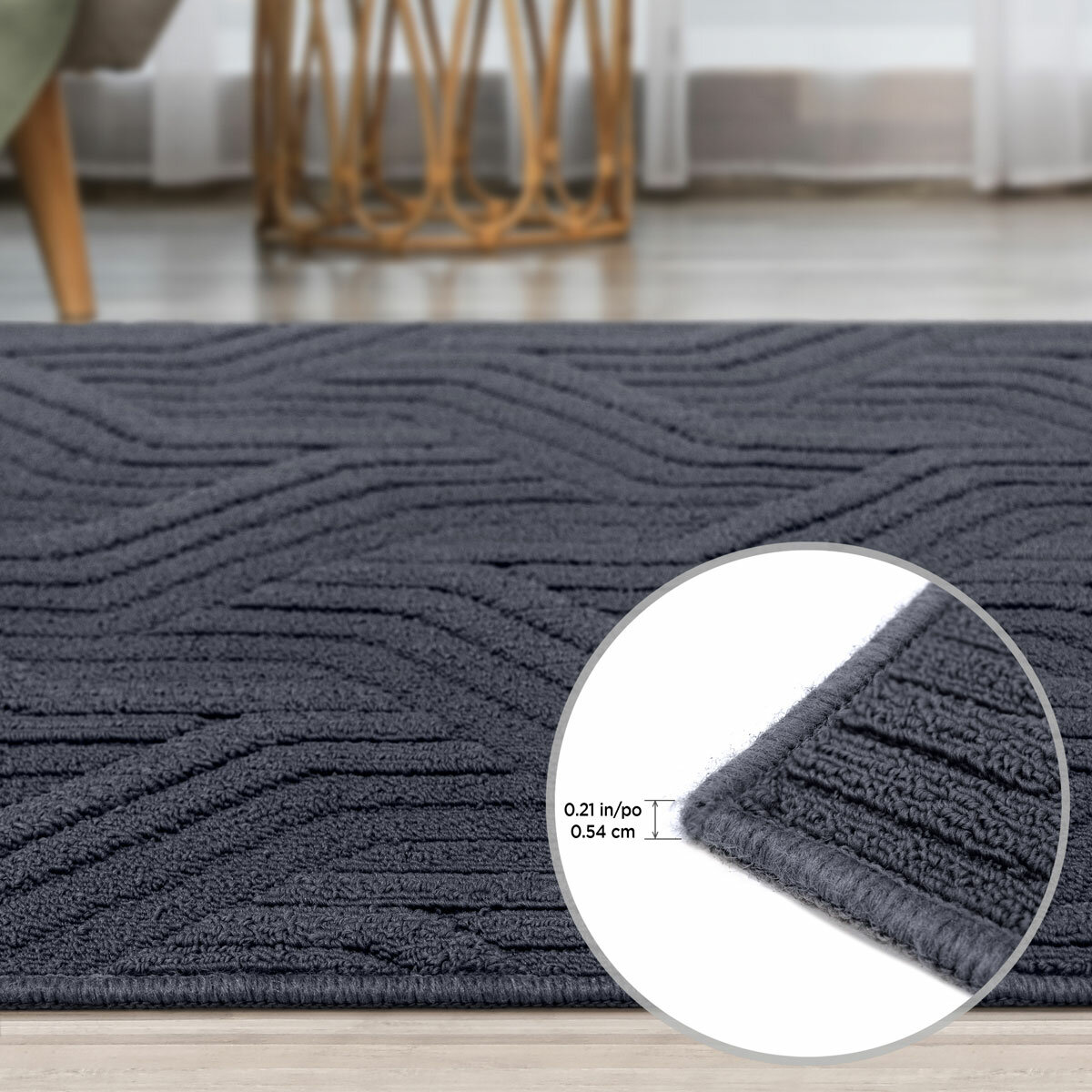Multy Home Nova Floor Runner in Blue, 61 x 183 cm