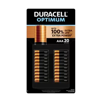 Duracell Optimum AAA Batteries - 20 Pack