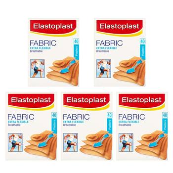 5 boxes of Elastoplast Fabric Plasters